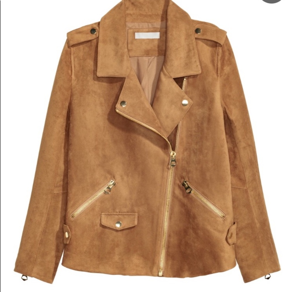 CLOSET CLOSING JAN 6th - H&M Suede Brown Jacket